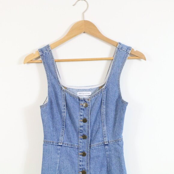 *Urban Outfitters Button-Down Denim Mini Dress - Picture 5 of 7